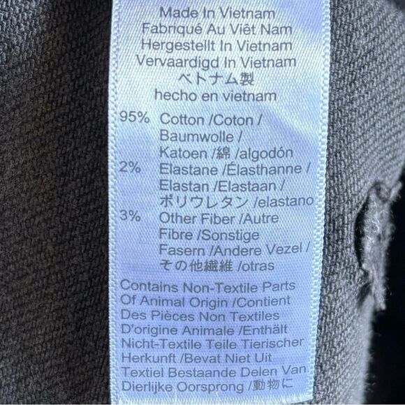 Madewell Cali Demi Black Grey Jeans Straight Leg Size 25 - Picture 11 of 13